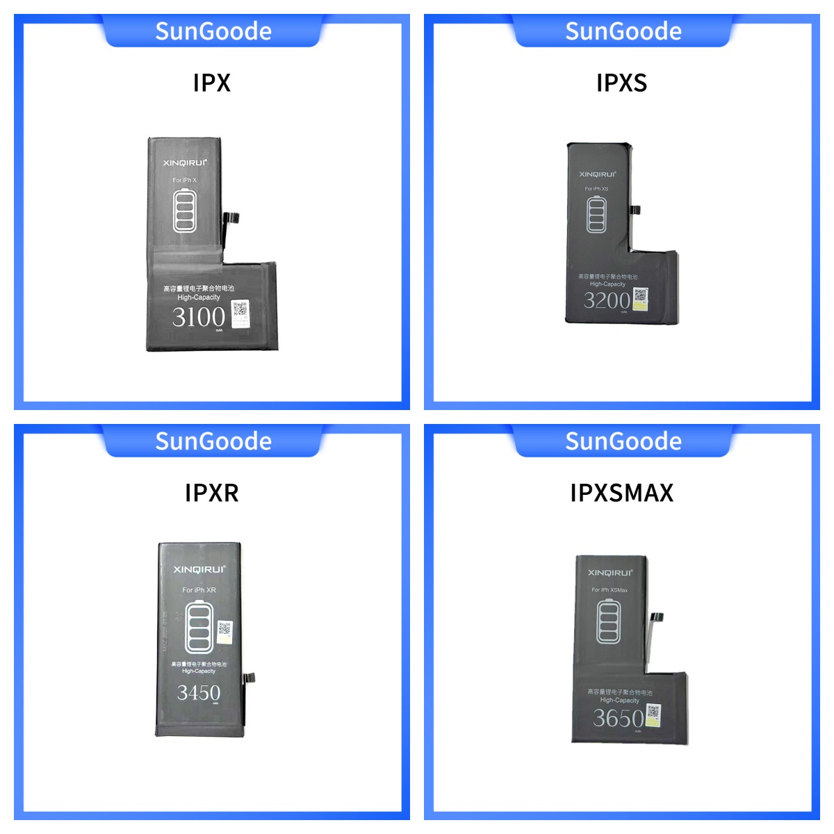 x-xsmax IPhone X XS XR XSMAX High capacity battery - Image 1